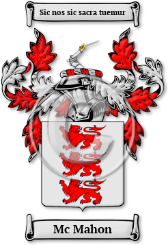 Mc Mahon Family Crest Download (JPG) Legacy Series - 600 DPI